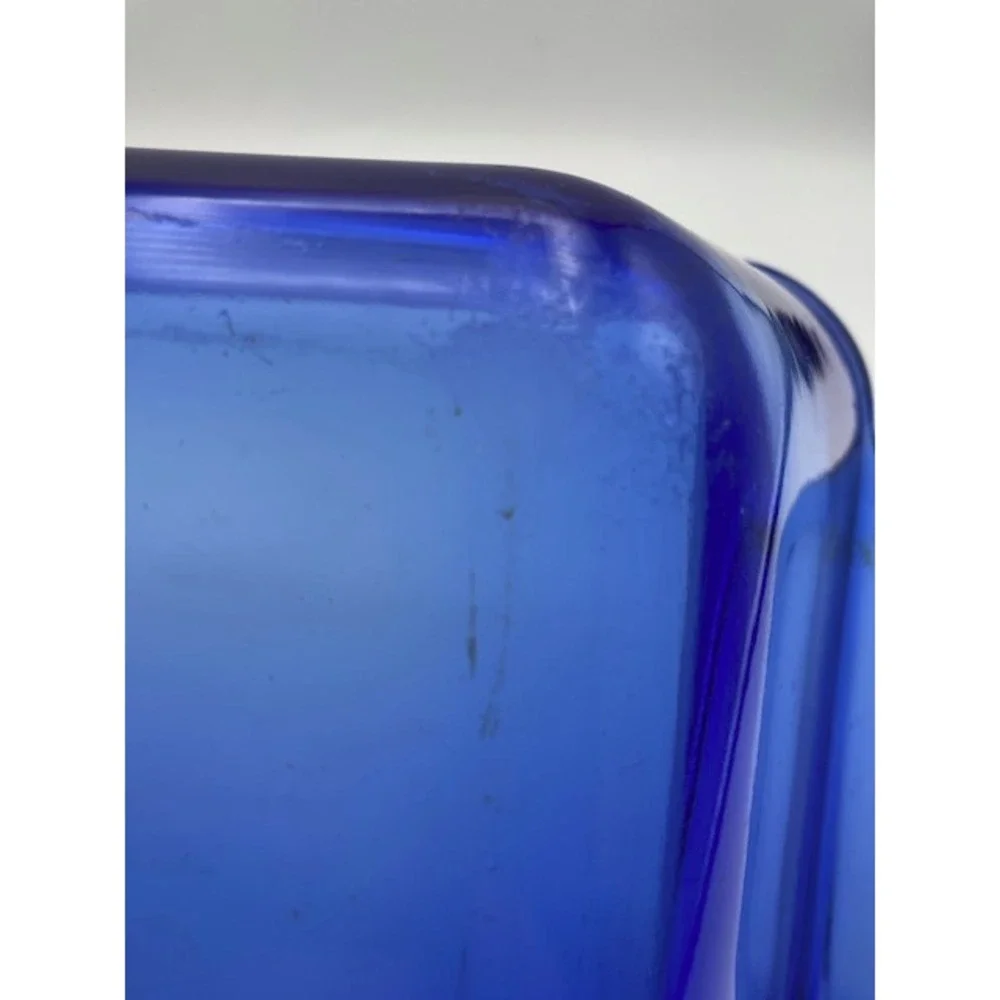 Vintage Anchor Hocking Royal Ruby Loaf Baking Dish/Pan Cobalt Blue Glass‎ 1.5qt